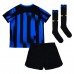 Cheap Inter Milan Home Football Kit Children 2023-24 Short Sleeve (+ pants)